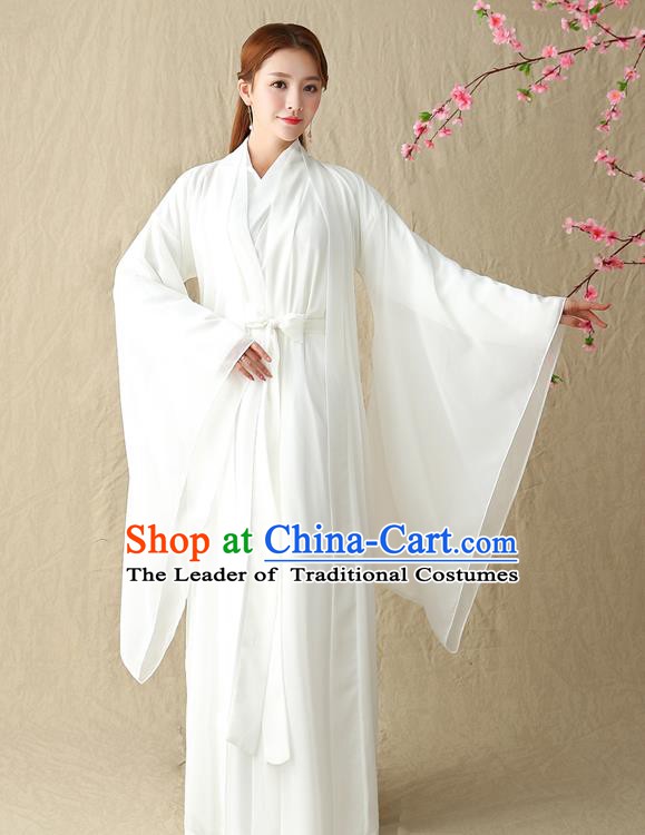 Traditional Chinese Song Dynasty Swordswoman Costume, China Ancient Little Dragon Maiden Hanfu Clothing for Women