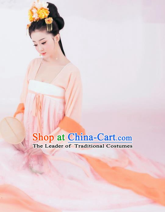 Traditional Ancient Chinese Costume Chinese Style Wedding Dress Ancient Tang Dynasty hanfu princess Clothing