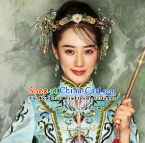 Asian Chinese Handmade Classical Hair Accessories Bride Headwear Xiuhe Suit Hairpins Complete Set for Women