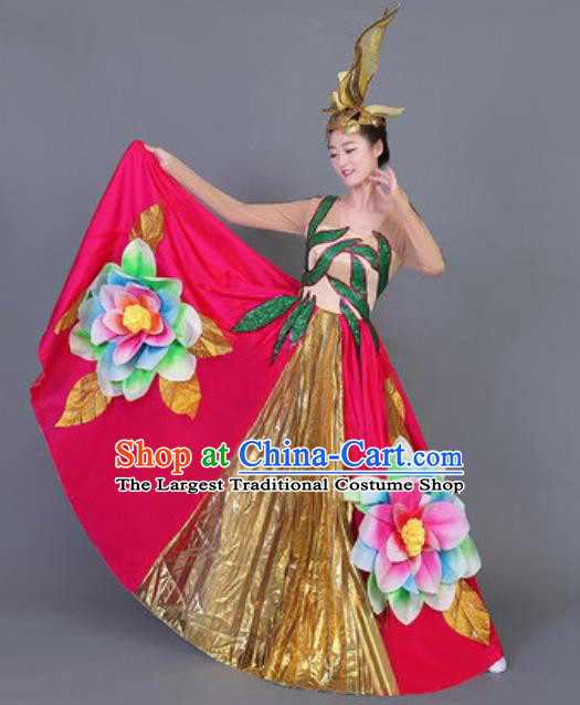 Traditional Chinese Fan Dance Folk Dance Costume Classical Yangko Dance Classical Dance Dress