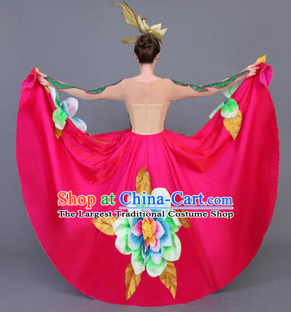 Traditional Chinese Fan Dance Folk Dance Costume Classical Yangko Dance Classical Dance Dress