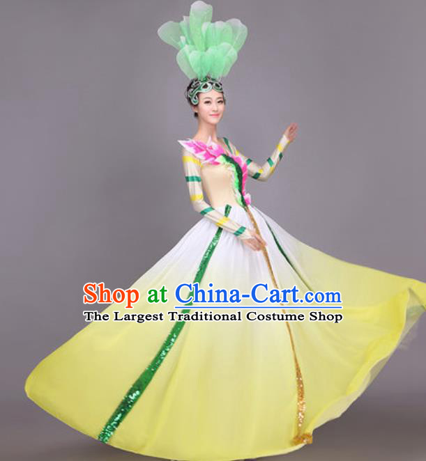 Traditional Chinese Fan Dance Folk Dance Costume Classical Yangko Dance Classical Dance Dress