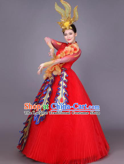 Traditional Chinese Fan Dance Folk Dance Costume Classical Yangko Dance Classical Dance Dress