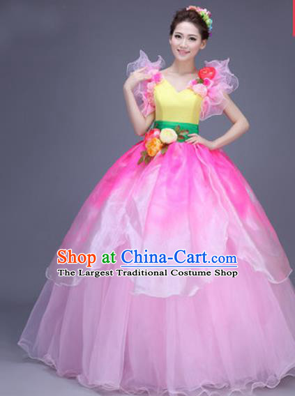 Top Grade Modern Dance Chorus Dress Professional Opening Dance Stage Performance Costume for Women