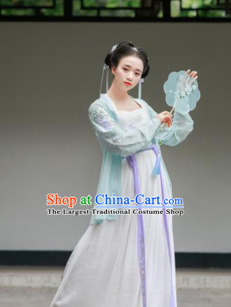 Chinese Traditional Song Dynasty Costumes Ancient Maidenform Hanfu Dress for Women
