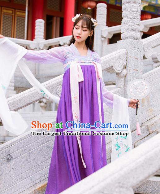 Chinese Ancient Palace Lady Hanfu Han Dynasty Imperial Concubine Queen Embroidered Historical Costumes