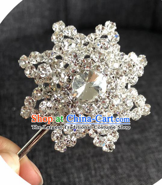 Chinese Ancient Princess Hairpins Traditional Peking Opera Diva Crystal Hair Accessories for Women