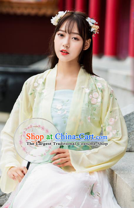 Chinese Ancient Palace Lady Hanfu Han Dynasty Imperial Concubine Queen Embroidered Historical Costumes