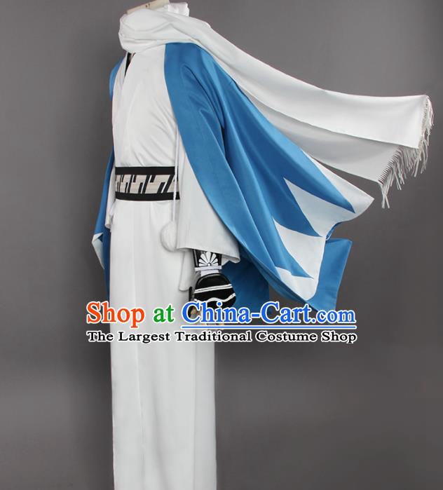 Ancient Chinese Cosplay Costume Chinese Shoes Traditional China Swordsman Clothing and Jewelry Accessories