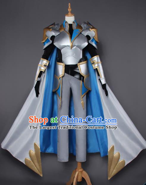 Chinese Traditional Cosplay Armor Costumes Ancient Nobility Childe Swordsman Clothing for Men