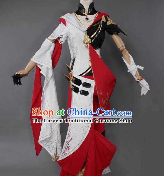 Chinese Traditional Cosplay Kung Fu Instructor Costumes Ancient Swordswoman Clothing for Women
