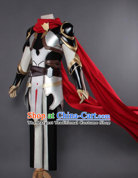 Chinese Traditional Cosplay Swordsman Body Armour Ancient Knight Costumes for Men