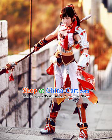 Top Grade Cosplay Assassin Costumes Chinese Ancient Female Swordsman Dress for Women