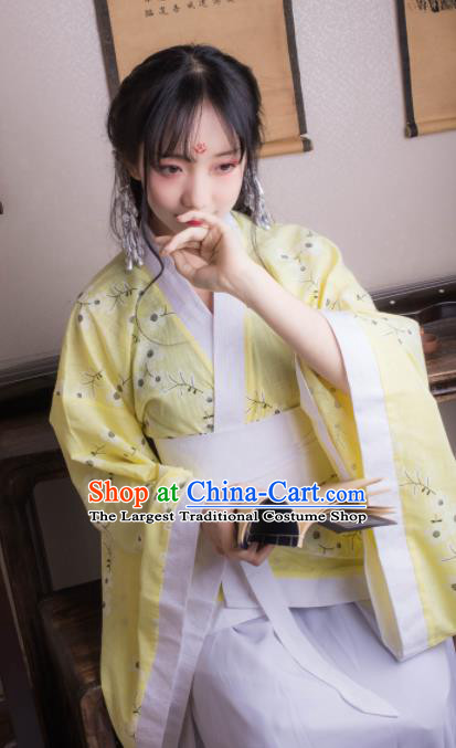 Chinese Ancient Palace Lady Hanfu Han Dynasty Imperial Concubine Queen Embroidered Historical Costumes