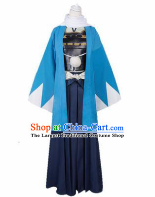 Chinese Traditional Cosplay Warrior Costumes Ancient Swordsman Clothing for Men