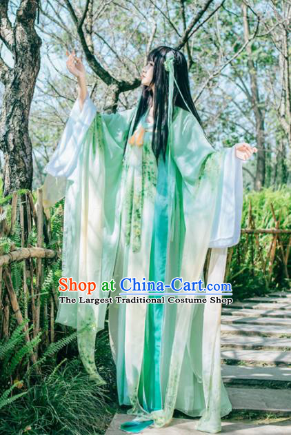 Chinese Ancient Palace Lady Hanfu Han Dynasty Imperial Concubine Queen Embroidered Historical Costumes