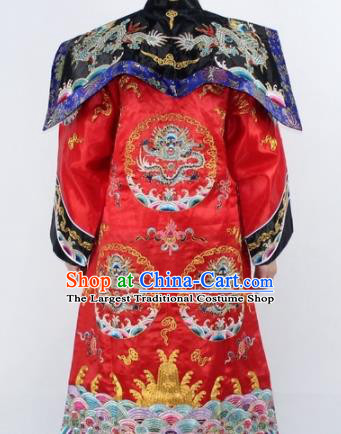 Traditional China Beijing Opera Costume and Hat Ancient Chinese Peking Opera Clothing Shoes