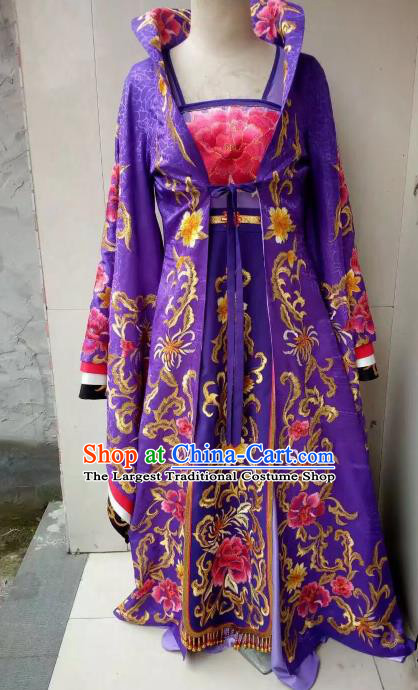 Chinese Ancient Palace Lady Hanfu Han Dynasty Imperial Concubine Queen Embroidered Historical Costumes