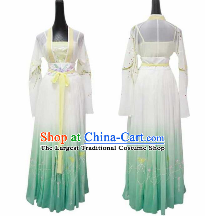 Chinese Ancient Palace Lady Hanfu Han Dynasty Imperial Concubine Queen Embroidered Historical Costumes