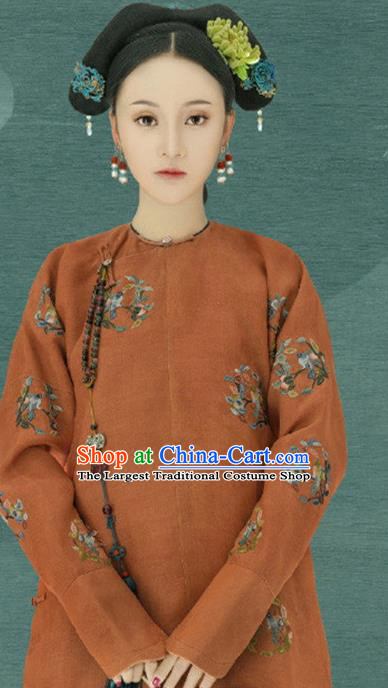 Chinese Ancient Palace Lady Hanfu Han Dynasty Imperial Concubine Queen Embroidered Historical Costumes