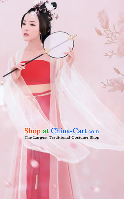 Traditional Chinese Ancient Tang Dynasty Geisha Costumes Hanfu Dress for Women