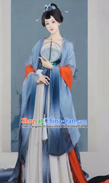 Traditional Chinese Tang Dynasty Costumes Ancient Imperial Consort Hanfu Dress for Women