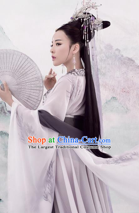 Chinese Ancient Palace Lady Hanfu Han Dynasty Imperial Concubine Queen Embroidered Historical Costumes