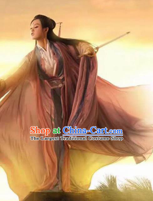 Traditional Chinese Ancient Jin Dynasty Swordswoman Princess Costumes for Women