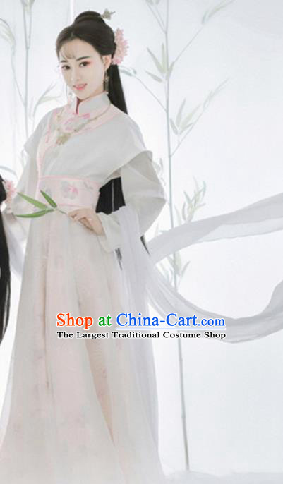 Chinese Ancient Palace Lady Hanfu Han Dynasty Imperial Concubine Queen Embroidered Historical Costumes