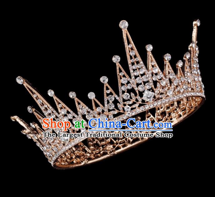 Top Grade Hair Jewelry Accessories Royal Crown Headwear Headdress for Women