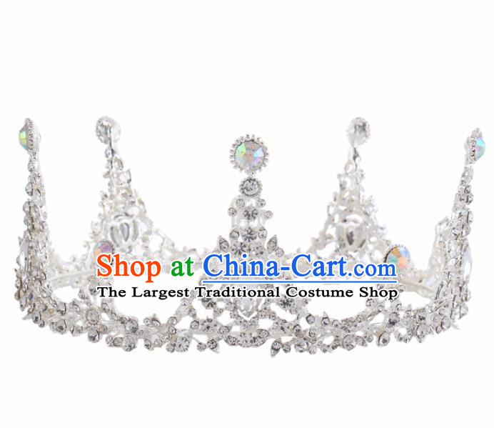 Top Grade Hair Jewelry Accessories Royal Crown Headwear Headdress for Women