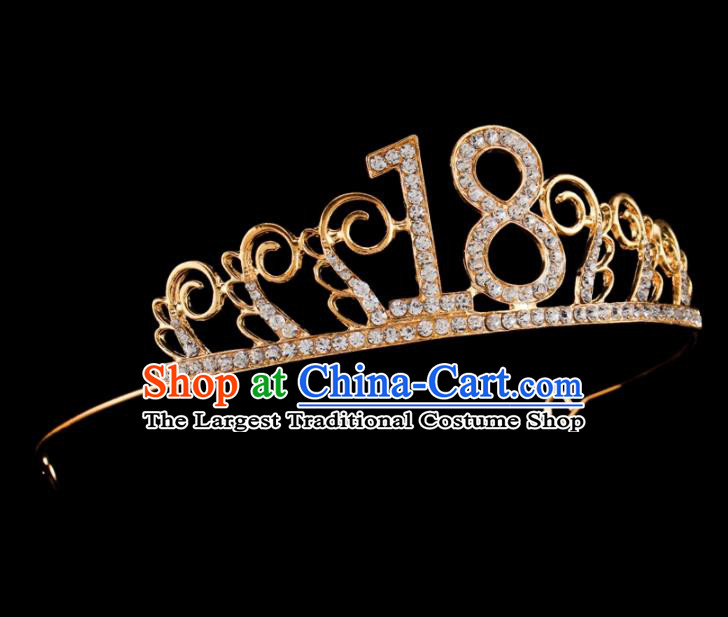 Top Grade Hair Jewelry Accessories Royal Crown Headwear Headdress for Women