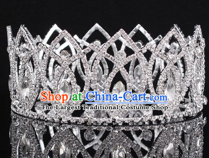 Top Grade Hair Jewelry Accessories Royal Crown Headwear Headdress for Women