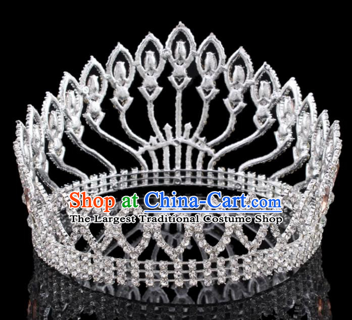 Top Grade Hair Jewelry Accessories Royal Crown Headwear Headdress for Women