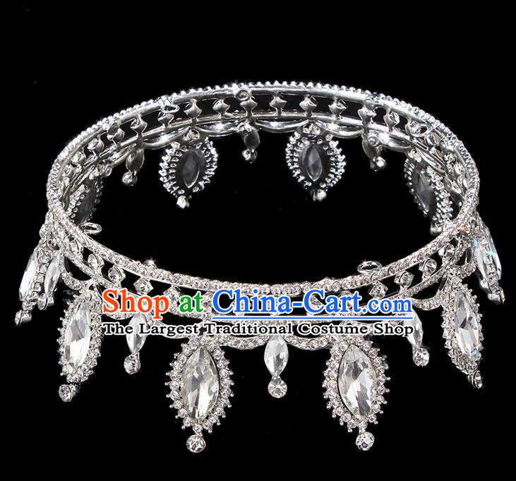 Top Grade Hair Jewelry Accessories Royal Crown Headwear Headdress for Women