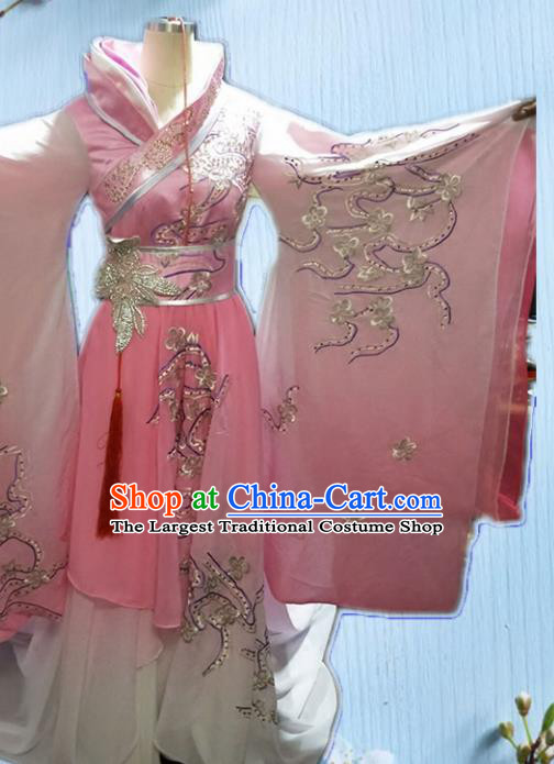 Chinese Spring and Autumn Period Imperial Consort Embroidered Costumes Ancient Beauty Xi Shi Hanfu Dress for Women