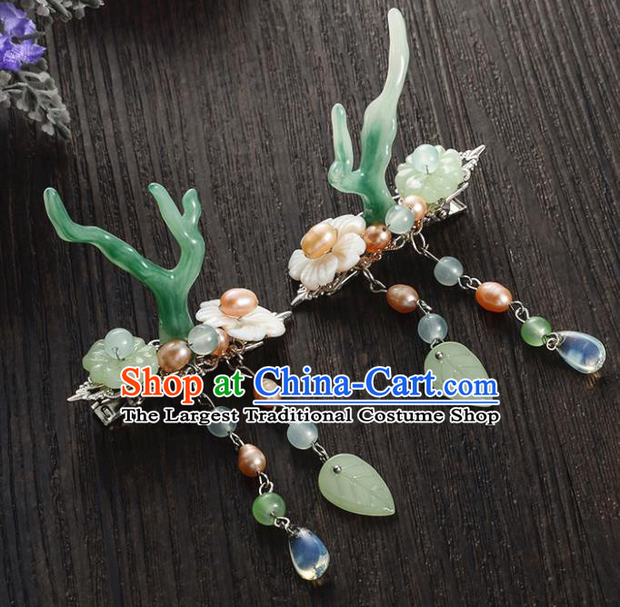 Chinese Ancient Princess Hair Accessories Palace Antlers Hair Sticks for Women