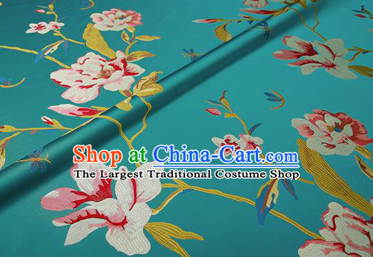 Chinese Traditional Flower Silk Fabric Brocade Embroidered Fabric Dress Material
