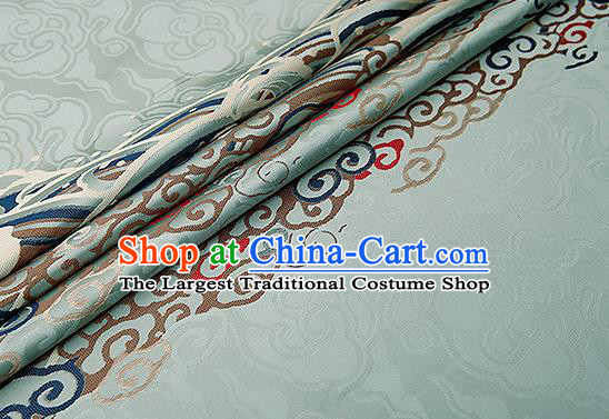 Chinese Traditional Flower Silk Fabric Brocade Embroidered Fabric Dress Material