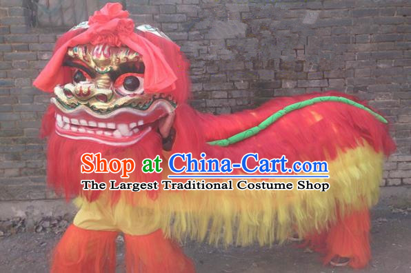 Chinese Traditional Lion Dance Costumes Spring Festival Lion Dance Props Lion Head for Adults