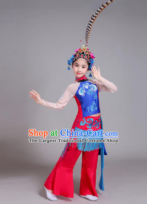 Traditional Chinese Fan Dance Folk Dance Costume Classical Yangko Dance Classical Dance Dress