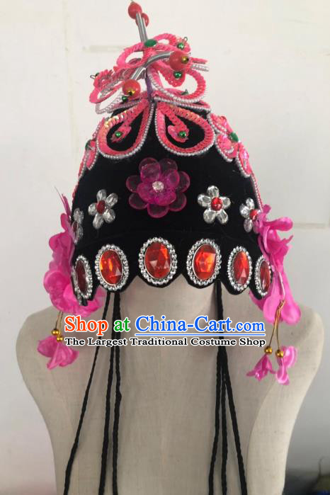 Chinese Traditional Beijing Opera Headdress Folk Dance Hair Accessories for Adults