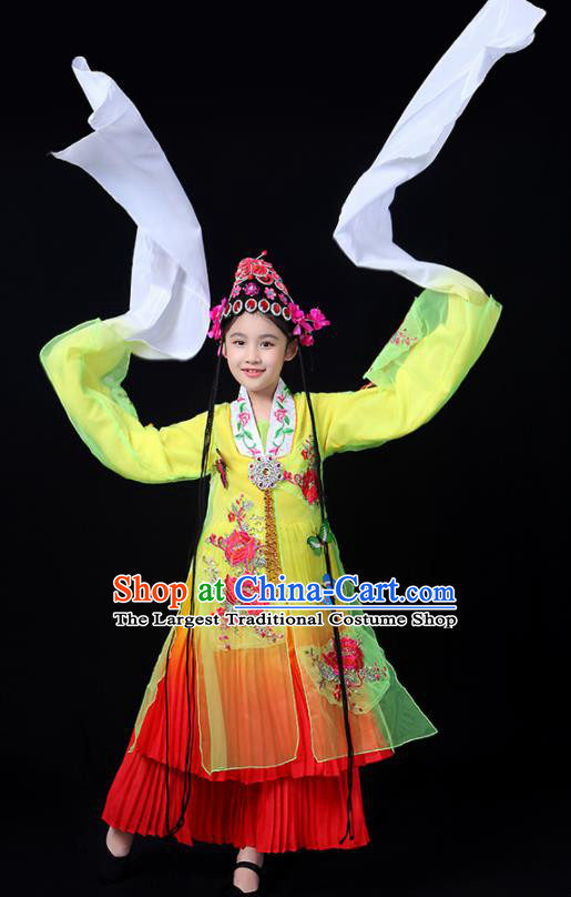 Traditional Chinese Fan Dance Folk Dance Costume Classical Yangko Dance Classical Dance Dress