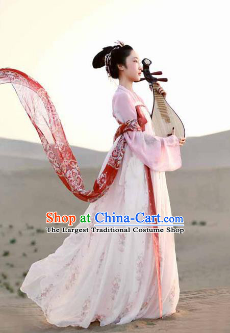 Chinese Ancient Palace Lady Hanfu Han Dynasty Imperial Concubine Queen Embroidered Historical Costumes