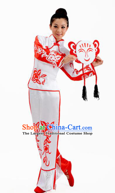 Chinese Traditional Folk Dance Costumes Yangko Dance Clothing for Women