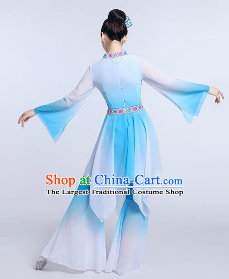 Traditional Chinese Fan Dance Folk Dance Costume Classical Yangko Dance Classical Dance Dress