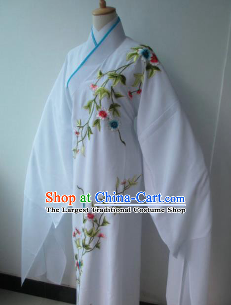 Traditional China Beijing Opera Costume Gifted Scholar Embroidered Robe and Hat Ancient Chinese Peking Opera Embroidery Clothing