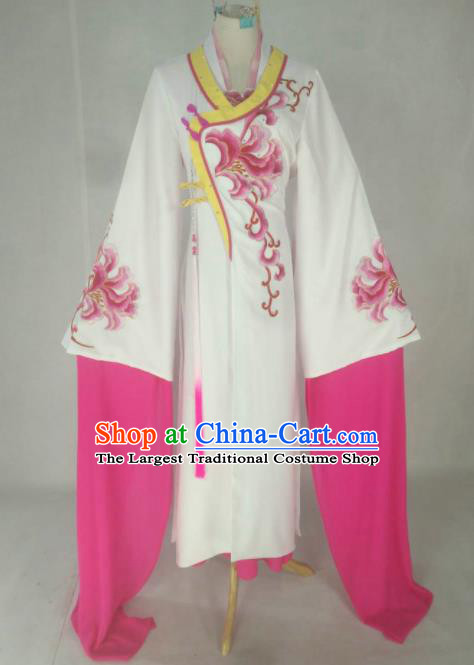 Chinese Traditional Peking Opera Princess Costumes Ancient Beijing Opera Diva Rosy Dress for Adults