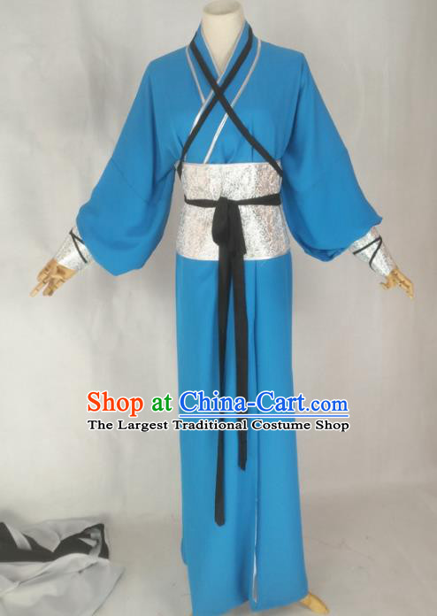 Traditional China Beijing Opera Costume Gifted Scholar Embroidered Robe and Hat Ancient Chinese Peking Opera Embroidery Clothing