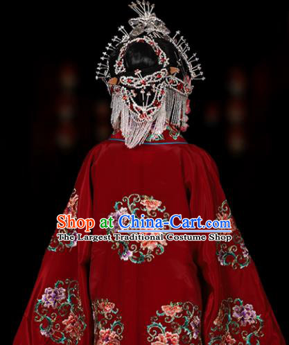 Traditional China Beijing Opera Costume Gifted Scholar Embroidered Robe and Hat Ancient Chinese Peking Opera Embroidery Clothing